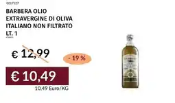 Prezzemolo e Vitale Barbera olio extravergine di oliva italiano non filtrato offerta