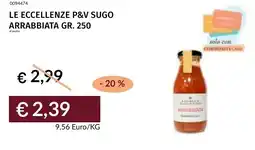 Prezzemolo e Vitale Le eccellenze p&v sugo arrabbiata offerta