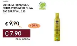 Prezzemolo e Vitale Cutrera primo olio extra vergine di oliva bio spray offerta