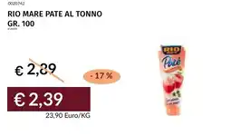 Prezzemolo e Vitale Rio mare pate al tonno offerta