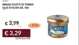 Prezzemolo e Vitale Drago filetti di tonno olio d'oliva offerta