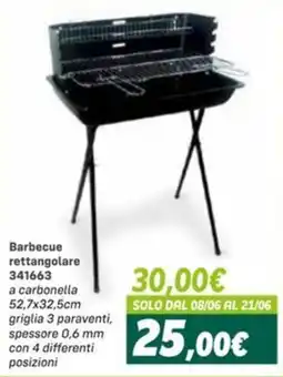 Orizzonte Barbecue rettangolare 341663 offerta