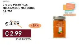 Prezzemolo e Vitale Giu giu pesto alle melanzane e mandorle offerta