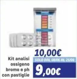 Orizzonte Kit analisi ossigeno bromo e ph con pastiglie offerta