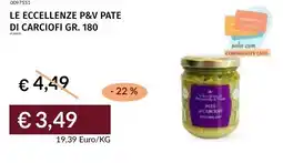 Prezzemolo e Vitale Le eccellenze p&v pate di carciofi offerta