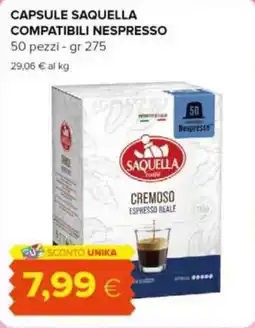 Oasi Capsule saquella compatibili nespresso offerta