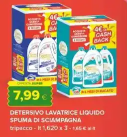 Oasi Detersivo lavatrice liquido SPUMA DI SCIAMPAGNA offerta