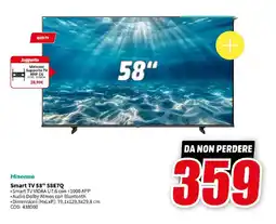 MediaWorld Hisense Smart TV 58" 58E7Q offerta
