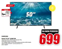 MediaWorld SAMSUNG Smart TV 50" 50QN70H offerta