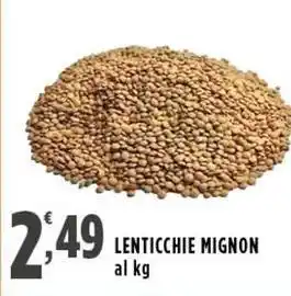 Rossotono Carrefour Lenticchie mignon offerta