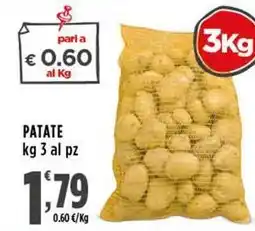 Rossotono Carrefour Patate offerta