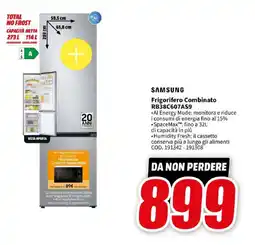 MediaWorld SAMSUNG Frigorifero Combinato RB38C607AS9 offerta