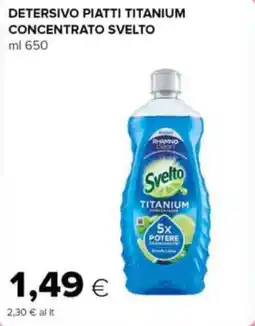 Oasi Detersivo piatti titanium concentrato SVELTO offerta