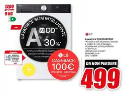 MediaWorld LG Lavatrice F2NX50S9TKC offerta