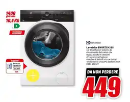 MediaWorld Electrolux Lavatrice EW6FZCH215 offerta