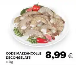 Oasi Code mazzancolle decongelate offerta