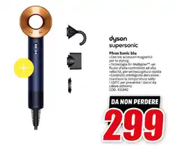 MediaWorld dyson supersonic Phon Sonic blu offerta