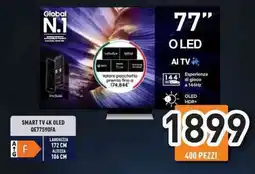 Unieuro SAMSUNG SMART TV 4K OLED QE77590FA offerta