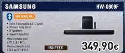 Unieuro SAMSUNG HW-0800F offerta