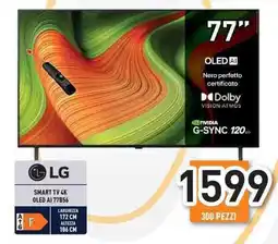 Unieuro LG SMART TV 4K OLED AI 77856 offerta