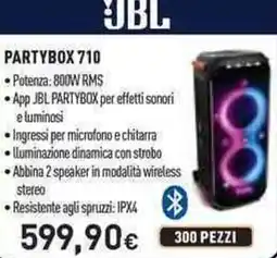 Unieuro Jbl partybox 710 offerta