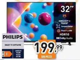 Unieuro PHILIPS SMART TV 32PFS6900 offerta