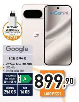 Unieuro Google PIXEL 10 PRO 5G offerta
