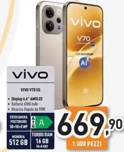 Unieuro VIVO V70 5G offerta
