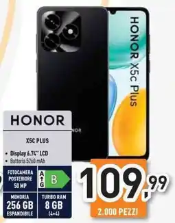 Unieuro HONOR X5C PLUS offerta