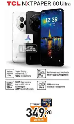 Unieuro TCL NXTPAPER 60 Ultra offerta