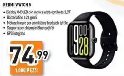 Unieuro Xiaomi redmi watch 5 offerta