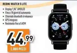 Unieuro Xiaomi redmi watch 5 lite offerta