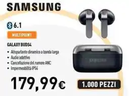 Unieuro Samsung galaxy BUDS4 offerta