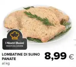 Oasi Lombatine di suino panate offerta