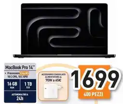 Unieuro MacBook Pro 14" offerta