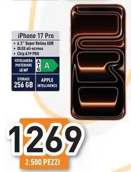 Unieuro iPhone 17 Pro offerta