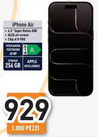 Unieuro iPhone Air offerta