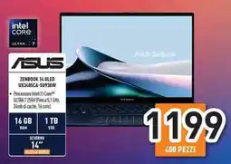 Unieuro ASUS ZENBOOK 14 OLED UX3405CA-SU938W offerta