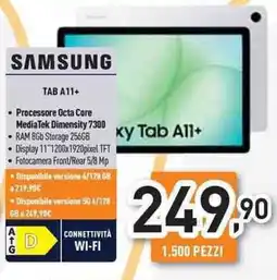 Unieuro SAMSUNG TAB A11+ offerta