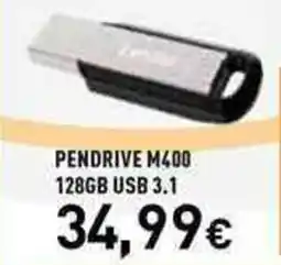 Unieuro Lexar pendrive M400 128GB USB 3.1 offerta