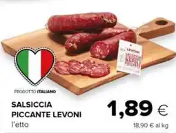 Oasi Salsiccia piccante levoni offerta