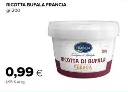 Oasi Ricotta bufala FRANCIA offerta