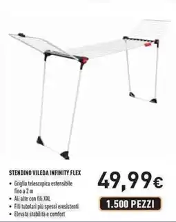 Unieuro Vileda stendino vileda infinity flex offerta
