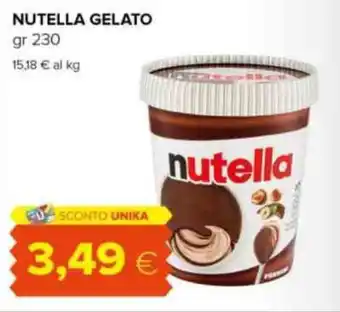 Oasi Nutella gelato offerta