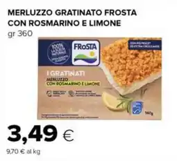 Oasi Merluzzo gratinato frosta con rosmarino e limone offerta