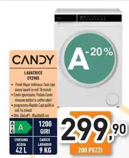 Unieuro CANDY LAVATRICE EY298S offerta