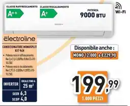Unieuro Electroline CONDIZIONATORE MONOSPLIT KIT 94H offerta