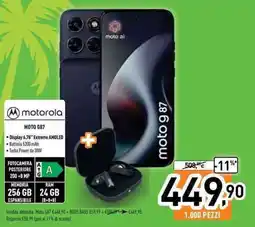Unieuro motorola MOTO G87 offerta
