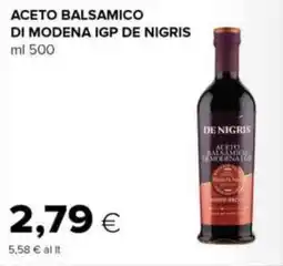 Oasi Aceto balsamico di modena igp DE NIGRIS offerta