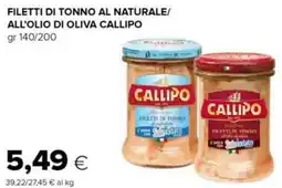 Oasi Filetti di tonno al naturale/ all'olio di oliva CALLIPO offerta